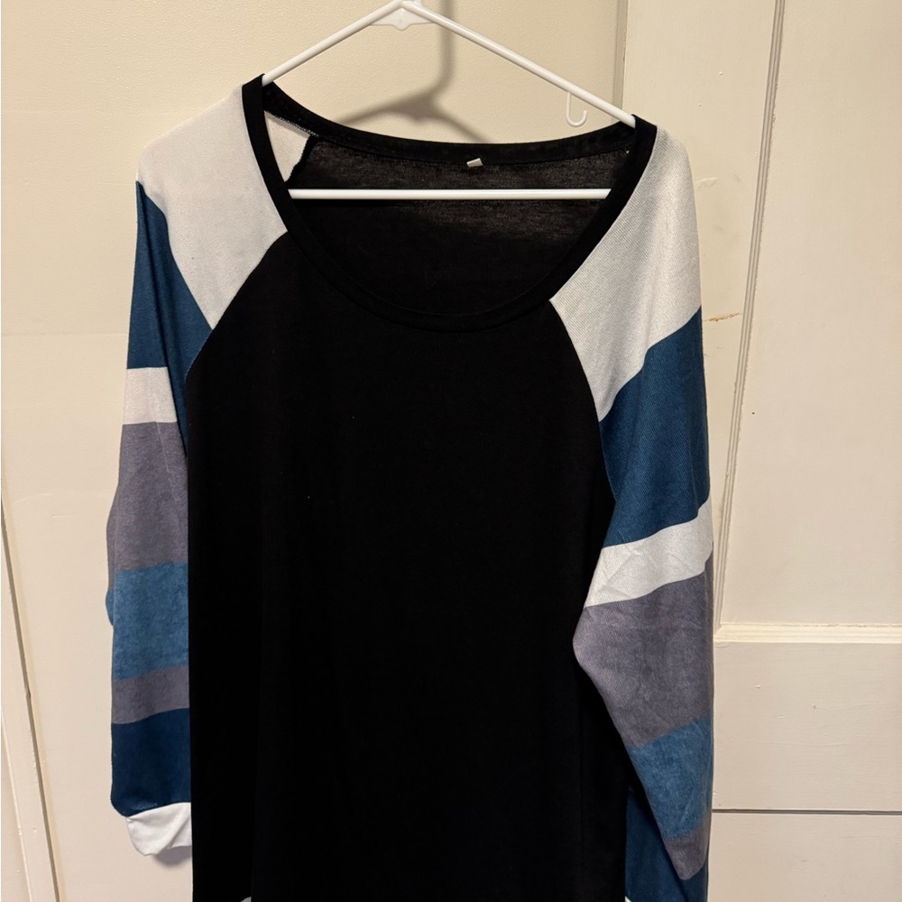 Colorblock Long Sleeve Top